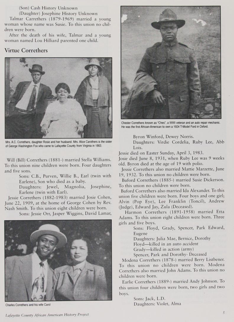 African American History Project page