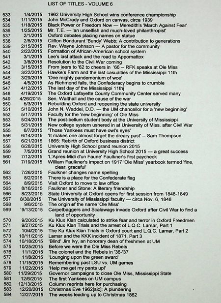 SP 6 article list